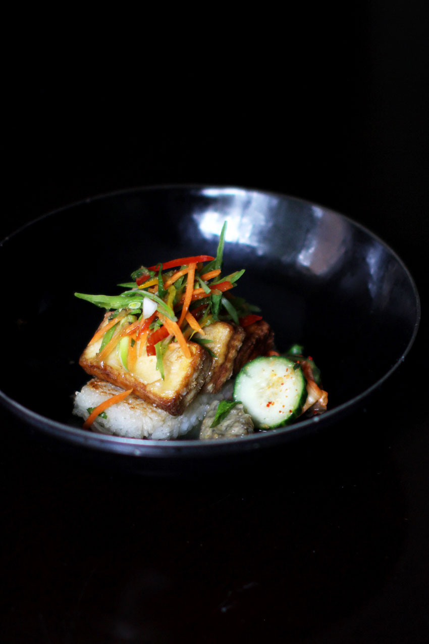 Crispy Tofu with Asian Vegetables